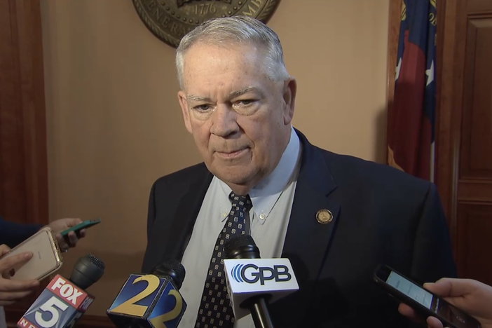 House Speaker David Ralston explains the legislature’s extended adjournment.
