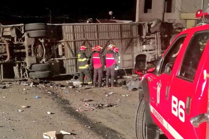 In our news wrap Tuesday, at least 24 people were killed in a bus crash in Ecuador.