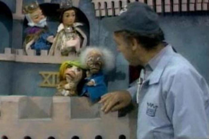 How teachers help children learn; Fred Rogers takes a ride on a school bus.