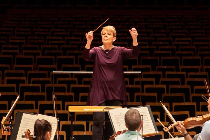 Follow the story of the first female conductor of a major American symphony.