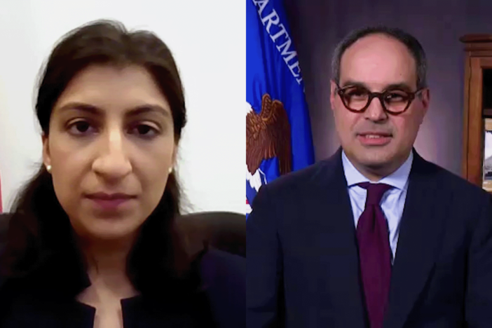 Lina Khan and Jonathan Kanter discuss the new DOJ/FTC antitrust guidelines.