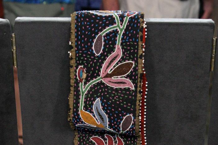 Appraisal: Muscogee Creek Beaded Baldric, ca. 1815, in Vintage Savannah.