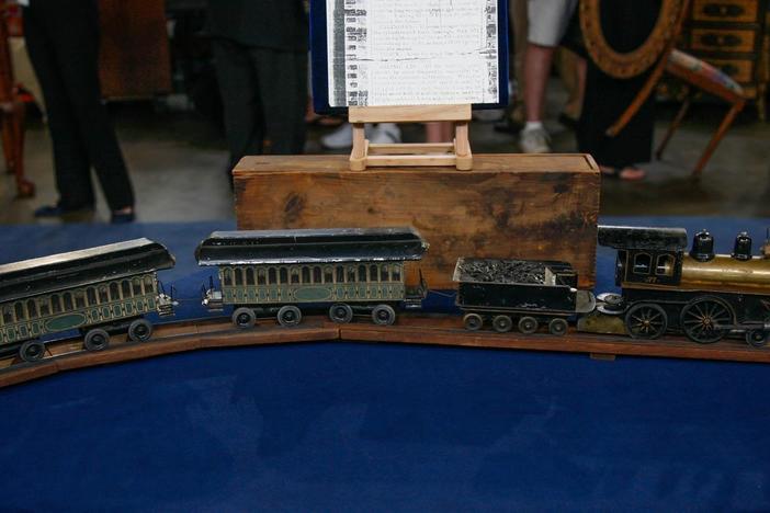 Appraisal: Beggs Steam Train Set, ca. 1885