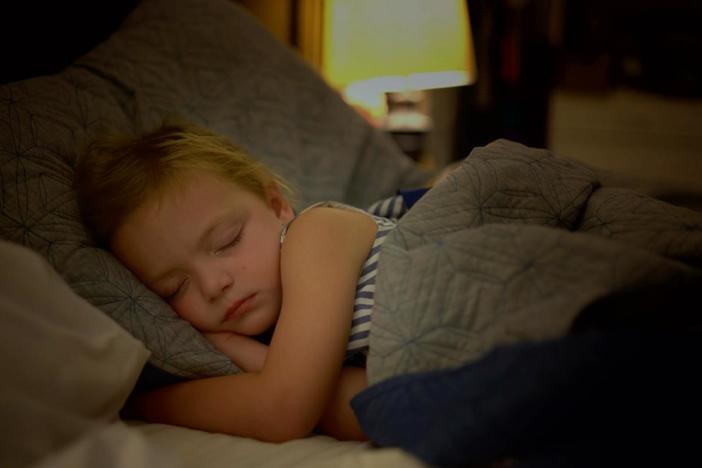 See how sleep helps children try to learn made-up words.