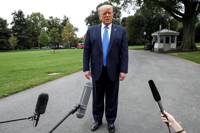 Trump prompts controversy with refusal to accept a potential election defeat