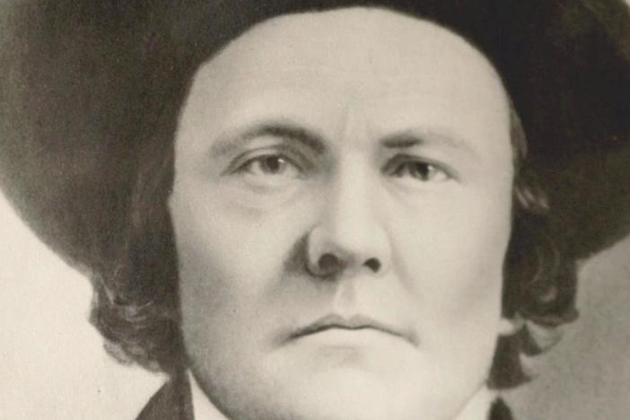 Tukufu Zuberi meets with fellow detective Wes Cowan to discuss Kit Carson's background.