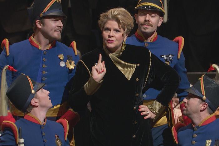 Mezzo-soprano Susan Graham describes a time when she had to channel her inner male.