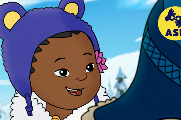 Grandpa Nat and Nina watch a volcano erupt. / It’s winter solstice and Trini’s birthday.