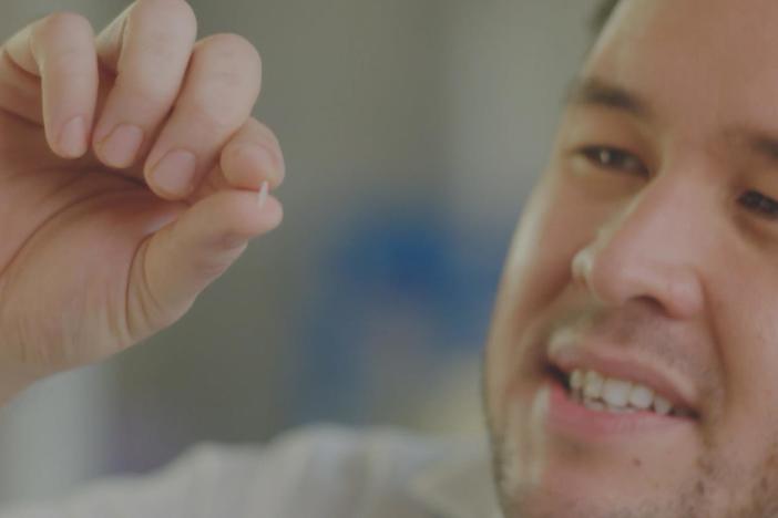 James Wong demonstrates how cooking rice releases the carbs within.