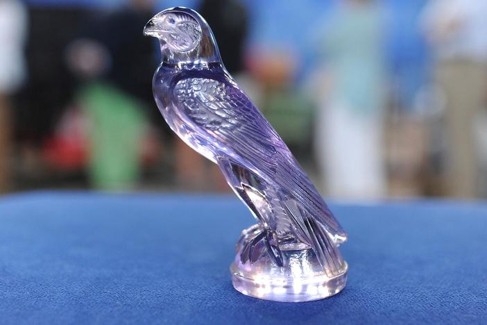 Appraisal: René Lalique "Faucon" Hood Ornament, ca. 1930, from Birmingham, Hour 2.