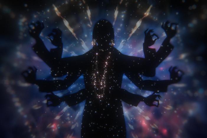 Aaron Yazzie and TahNibaa Naataanii reflect on the birth of the universe.