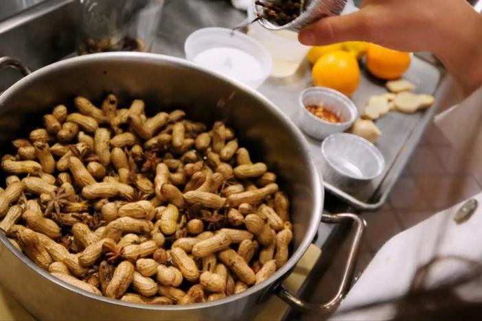 Vivian shows how to create a "pickled" peanut salad that will steal the show.
