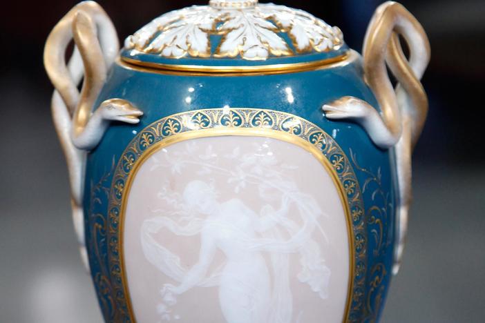 Meissen Pate-sur-Pate Urn, ca. 1880, from Washington, DC Hour 3