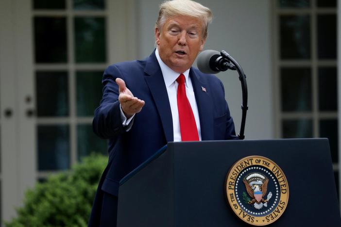 Trump says he’s confident U.S. is past the peak of COVID-19