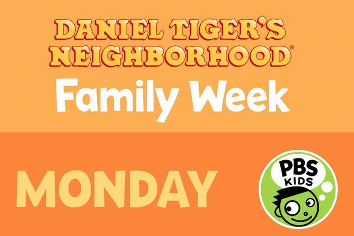 Catch all new episodes of Daniel Tiger's Neighborhood on Monday.