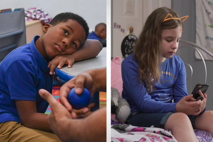 Two kids become each other's 'safe haven' after gun violence