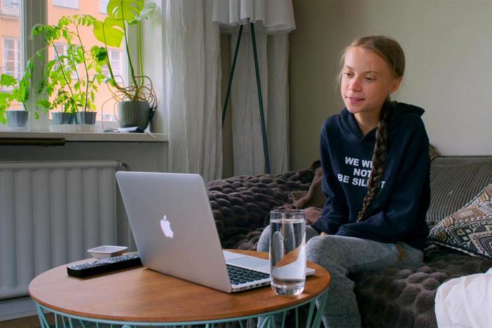 Greta learns how COVID-19 has affected carbon emissions on a global scale.