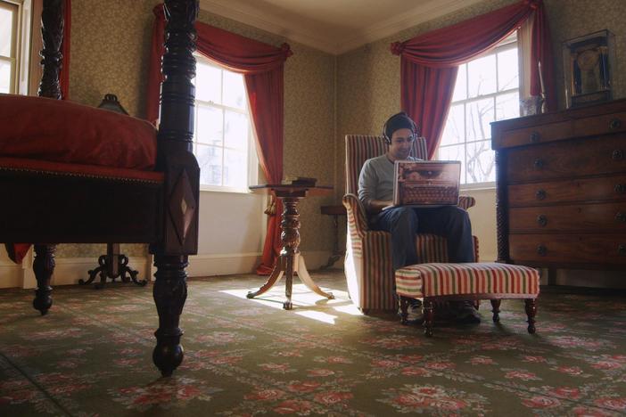 Hamilton creator Lin-Manuel Miranda wrote part of his smash hit from Aaron Burr's bedroom.