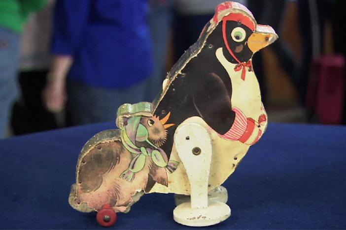 Appraisal: Fisher Price Penelope & Baby Penguin, ca. 1935, from Bismarck Hour 3.
