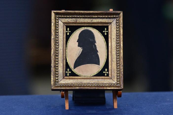 Appraisal: 1791 George Washington Silhouette Miniature, from Birmingham, Hour 2.