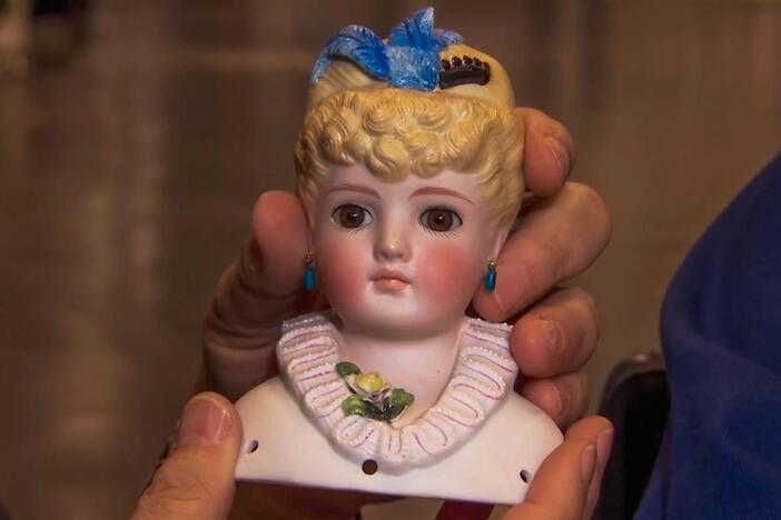 Appraisal: German Bisque Doll Head, ca. 1880