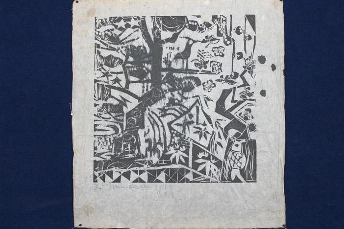 Appraisal: 1959 Munakata Shikō Woodblock Print