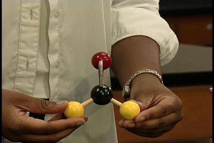 Students learn how to predict the shape of a molecule based on the electron dot diagram. 