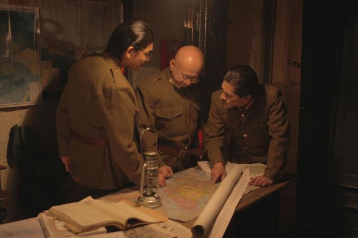 The Japanese decide that the island of Okinawa will be their last bastion of defense.