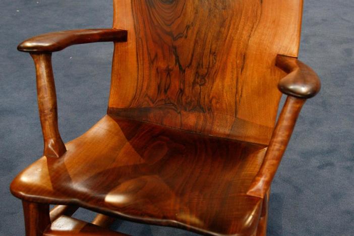 Appraisal: 1993 Walnut Rocking Chair