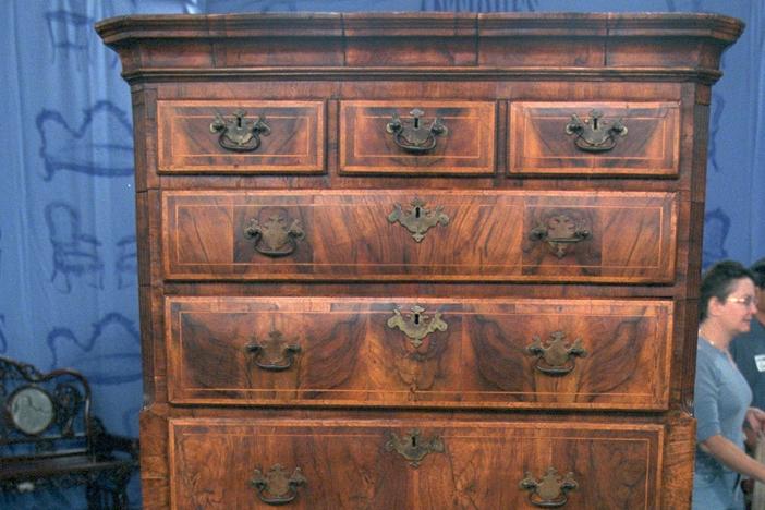 Appraisal: George I Chest-on-Chest, ca. 1725, from San Diego.