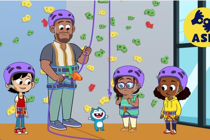 Lyla overcomes rock-climbing fears. / The twins create a game about Black inventors.
