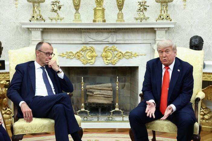 Germany's chancellor visits Trump as Europe's alliance with U.S. is fracturing