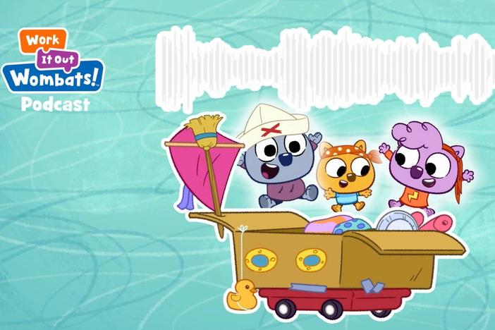 Join the Wombats on their sea-worthy ship, the SS Loopadoop, for a pirate-y adventure!