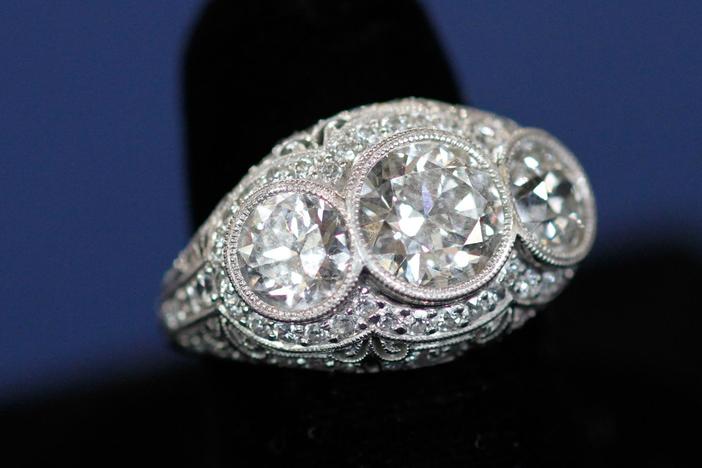 Appraisal: Belle Epoque Diamond Ring, ca. 1915, from Minneapolis Hour 2.