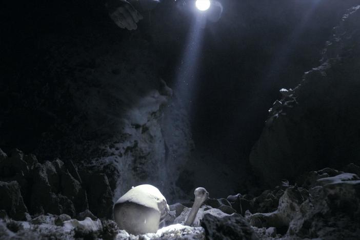 Discover remains of a 13,000 year-old teenager in an underwater cave in Mexico.