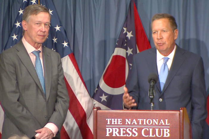 Kasich and Hickenlooper are reportedly considering joining forces.