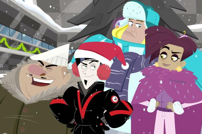 The Kratts crew save their animal friends from Donita, Zach and Gourmand. 