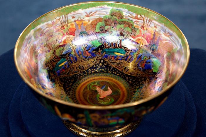 Appraisal: Wedgwood Fairyland Lustre Bowl, ca. 1930, from Eugene Hour 1
