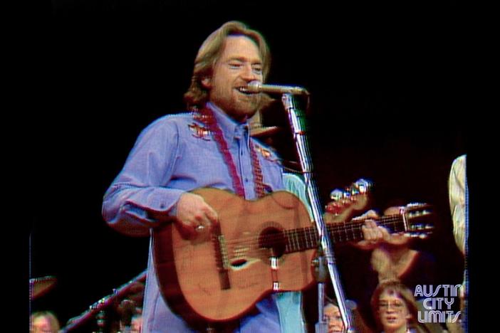 Willie Nelson performs for Austin City Limits' pilot episode in 1974.