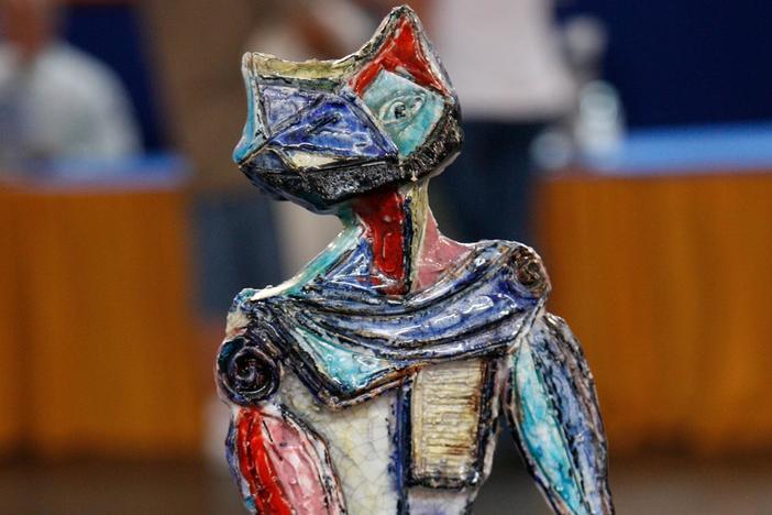 Appraisal: Marcello Fantoni Ceramic Figure, ca. 1955