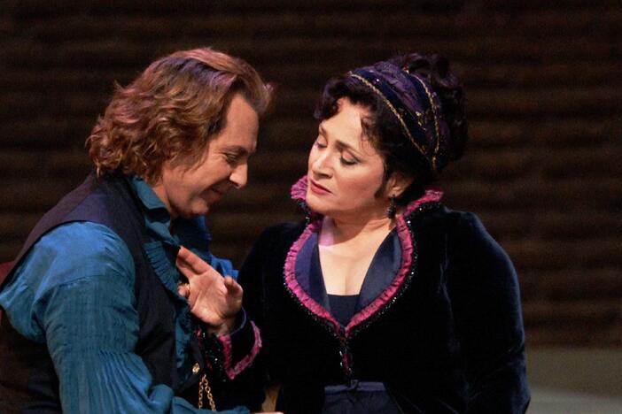 Tosca, Puccini’s enduring favorite opera, stars an exceptional trio of singing actors.