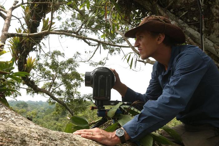 Get a behind-the-scenes look at filming in the Amazon.