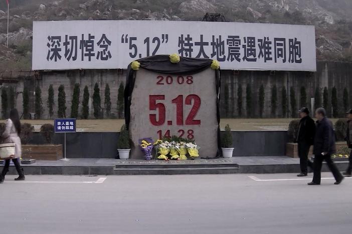 The ruined city of old Beichuan is turned into a museum open to tourists.