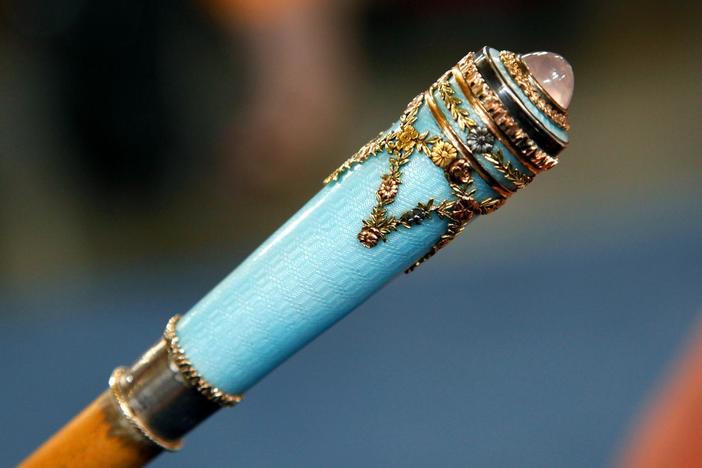 Appraisal: Alexander Tillander Parasol Handle, ca. 1914, from Minneapolis Hour 1.
