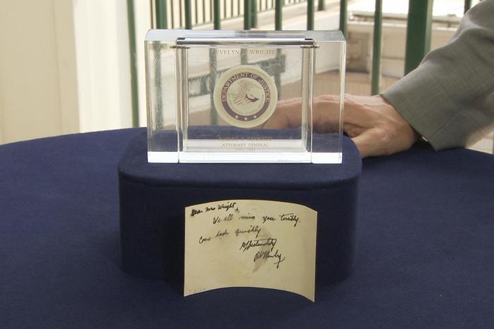 Appraisal: 1964 Robert F. Kennedy-inscribed Card with Box