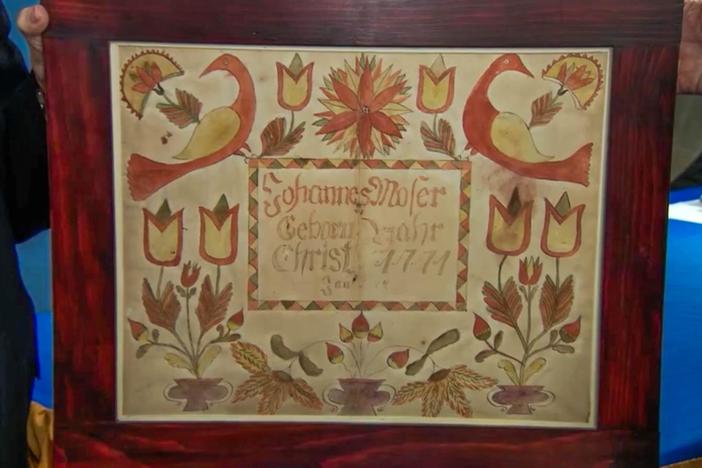 Appraisal: 1771 Pennsylvania Fraktur