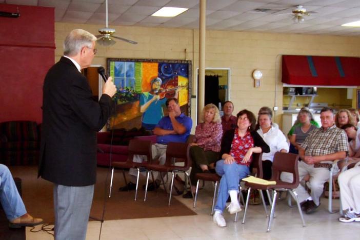 While community opposition to the mine grows, friends still argue over what's best.
