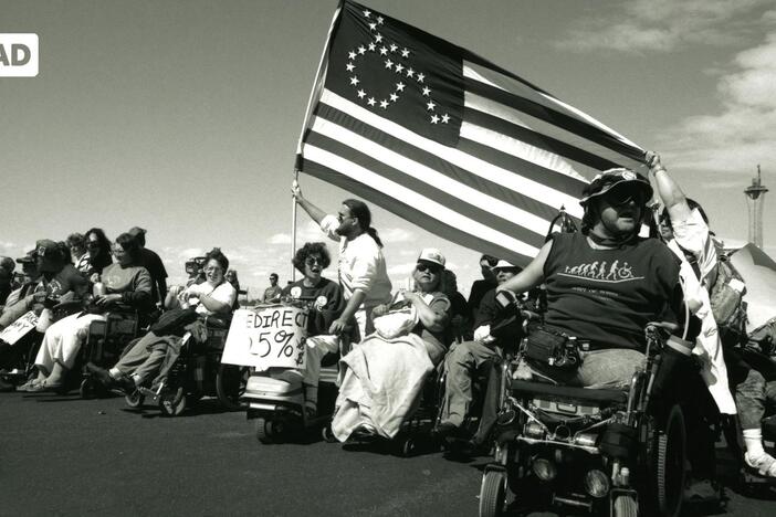 EXTENDED AUDIO DESCRIPTION A preview of Change, Not Charity: The Americans with Disabilities Act.
