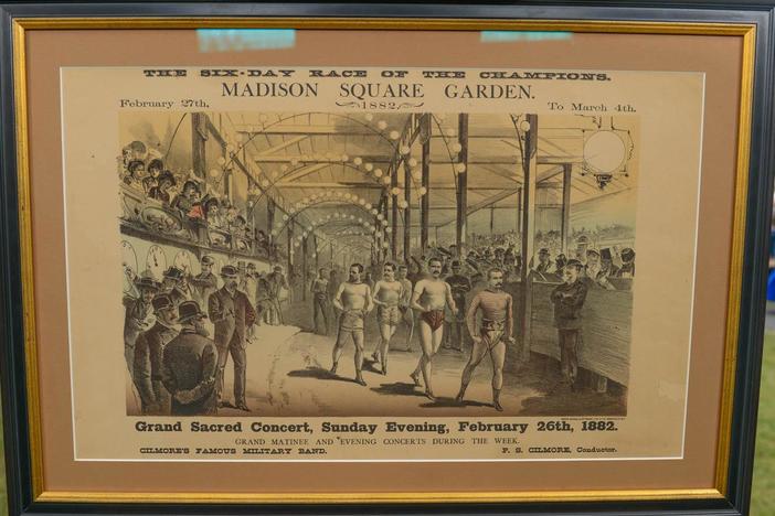 Appraisal: 1882 ‘The Six-day Race of the Champions’ Poster