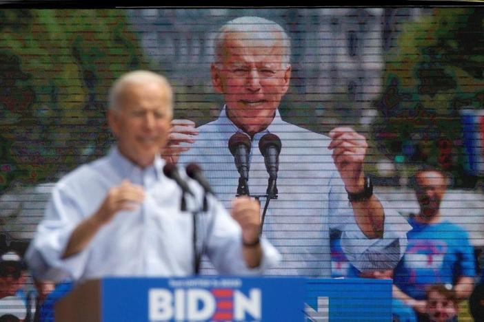 Biden focuses on Trump in Philadelphia speech